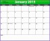 5  Excel Blank Calendar Template