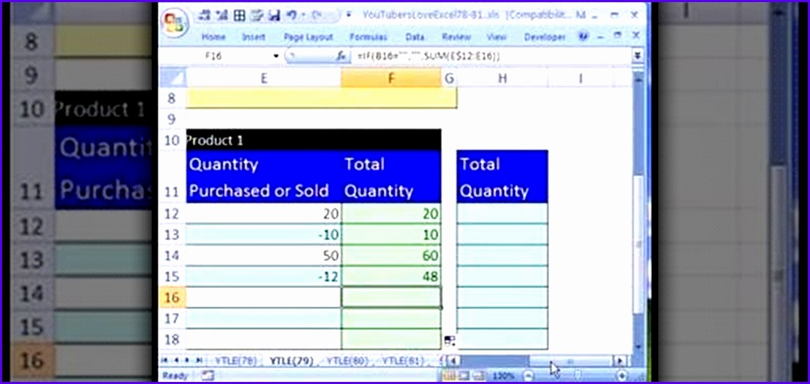 How to Create an Excel inventory template with running totals Microsoft fice WonderHowTo