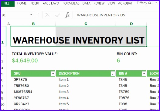 Warehouse Inventory Excel Template 555i5 easy reliable and convenient warehouse inventory template in excel 527368