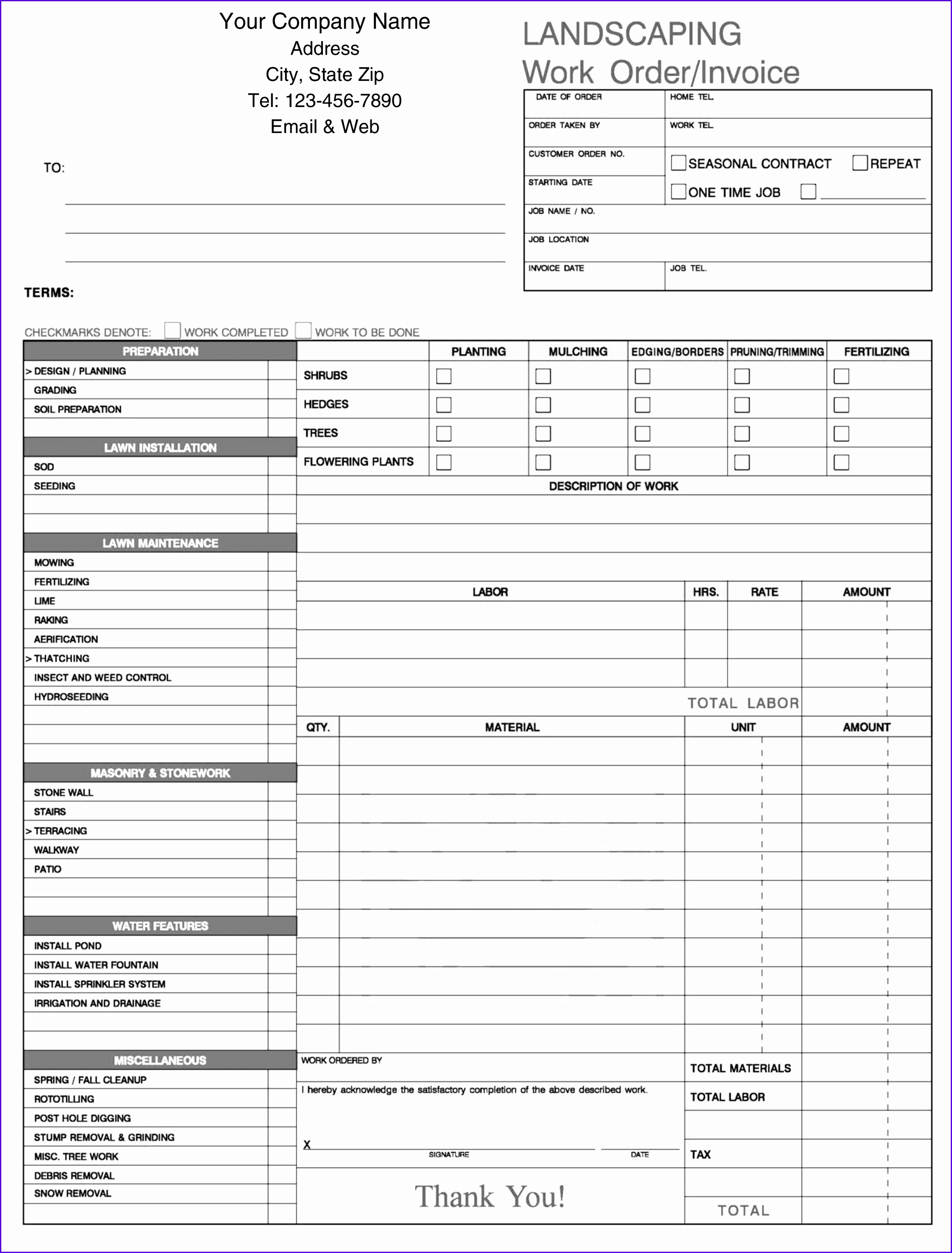 invoice template excel 2007