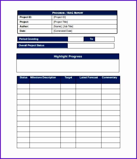 Weekly Status Report Template 12 Free Word Documents Download 532616