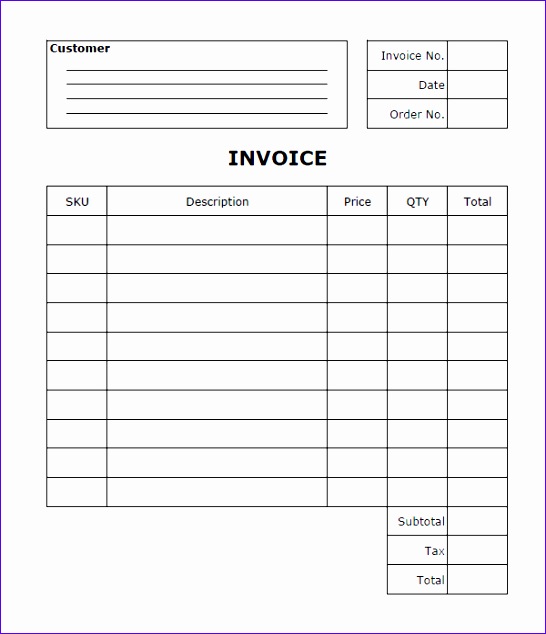 generic invoice template free 2649 546634