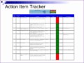 12 Excel Action Item Template