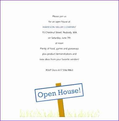 business open house invitation template 386391