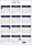 6  Excel Calendar Template Free