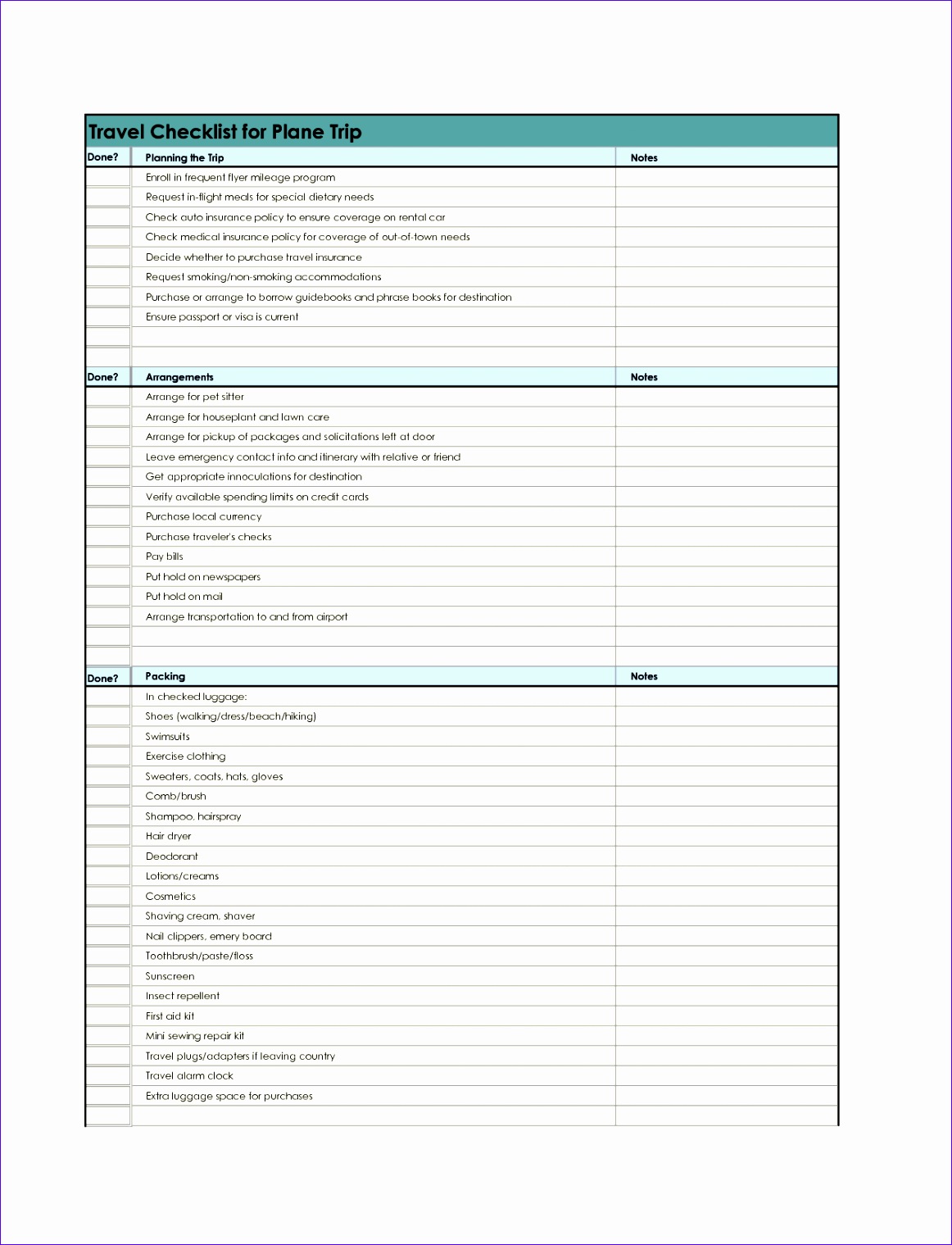 5 excel checklist template 11621519