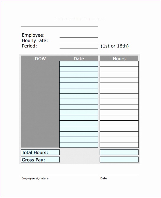 13 payroll templates free sample example format 546671