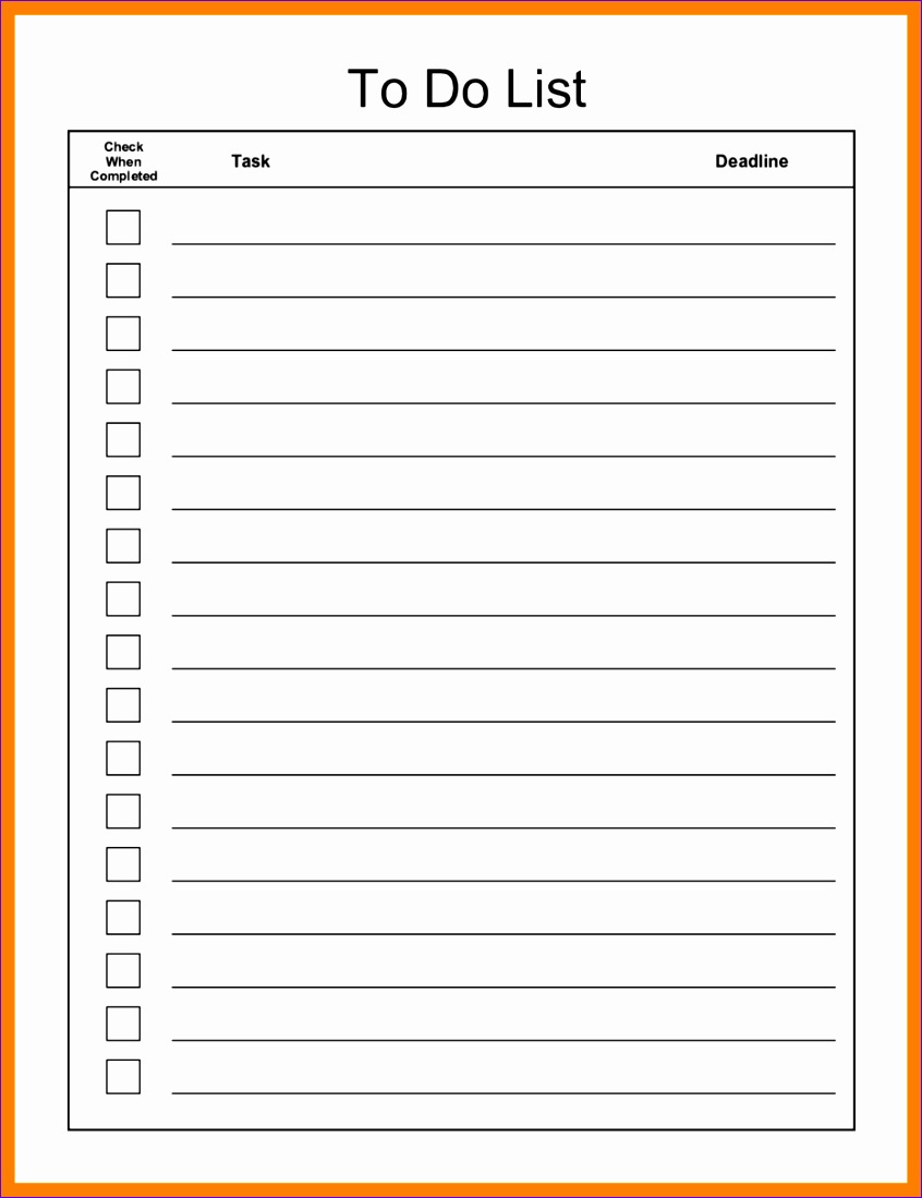 to do list template for word 8461099