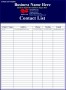 8 Excel Contact List Template