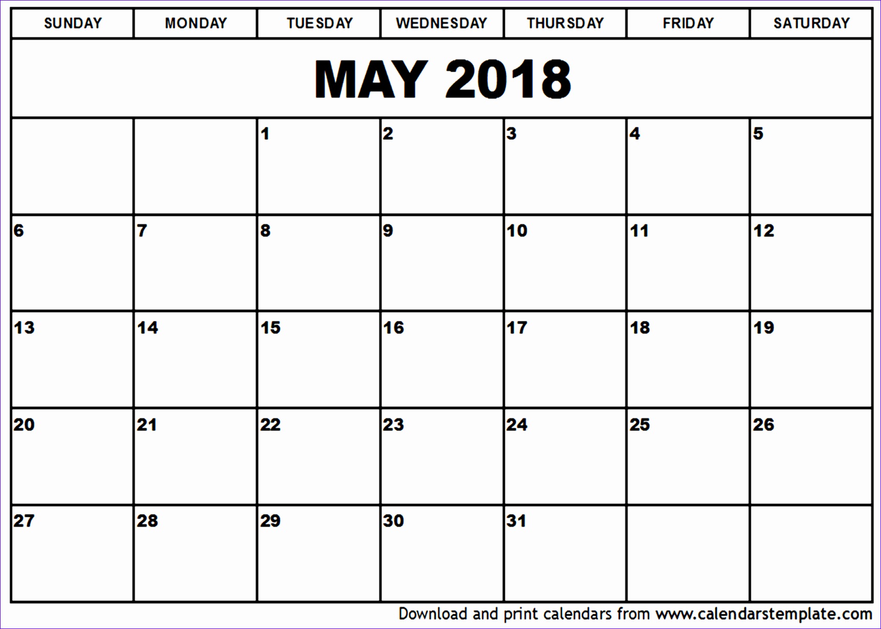 may 2018 calendar template 1685 17191229