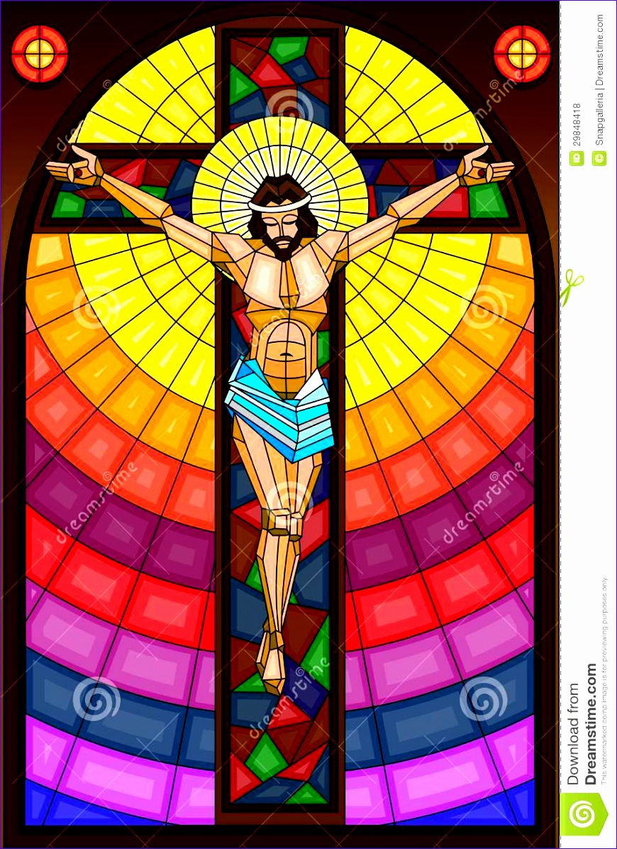 Stained Glass Painting Crucifixion Royalty Free Stock 284s9 royalty free stock photos easy to edit vector illustration stained glass painting jesus christ crucifixion image 8701196