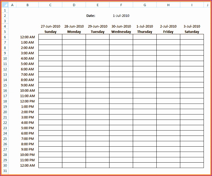 excel weekly schedule template Sales Report Template 178t9 excel weekly schedule template 728605