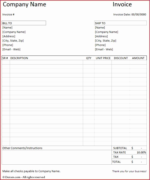free invoice templates for word excel open office invoiceberry 190 632759
