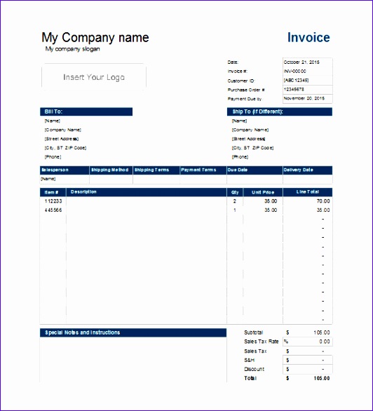 invoice forms free printable invoice forms 8ws templates and forms 532586