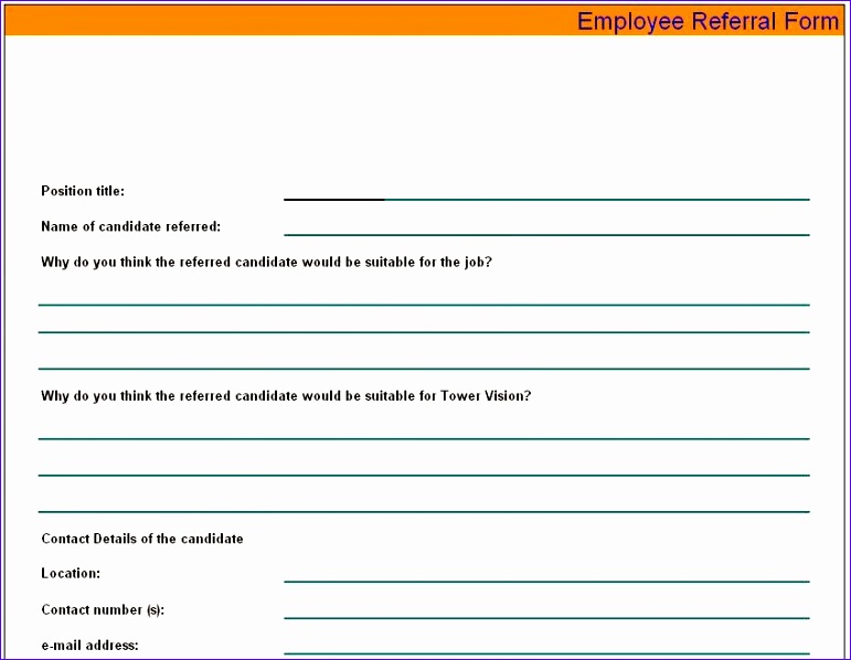employee referral form sample 771598
