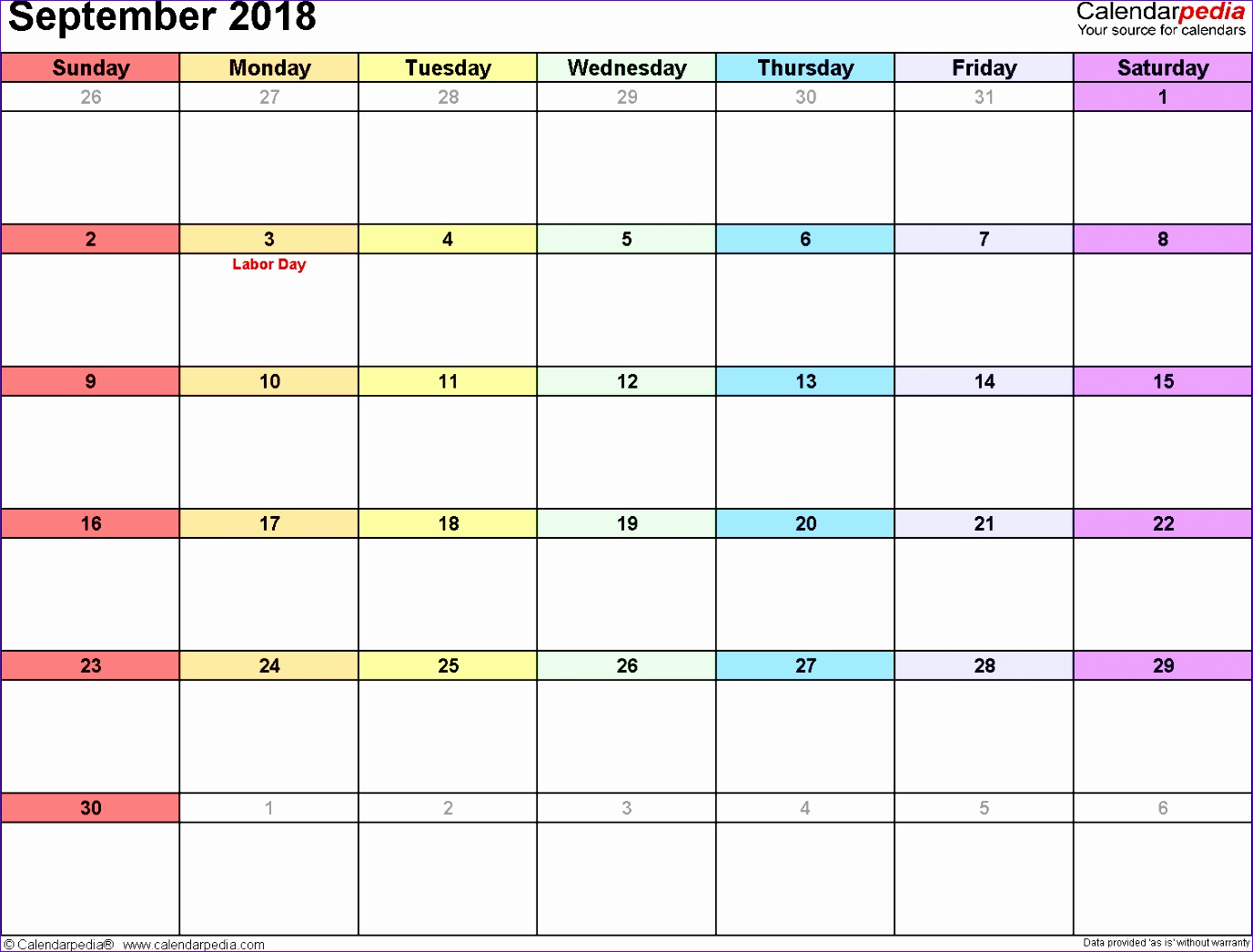 september 2018 calendar template 1255 13771046