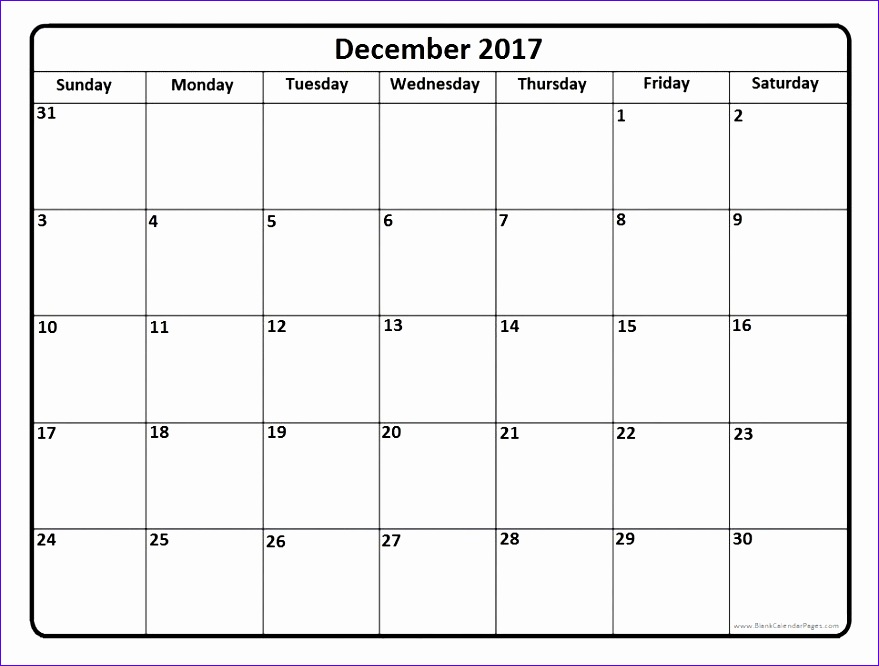 december 2017 calendar template 2444 879666