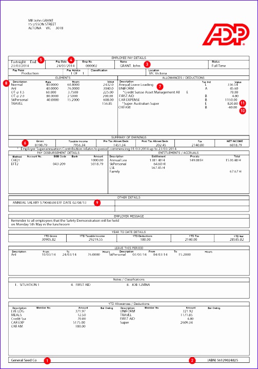 payslip health check what needs to be included 503719