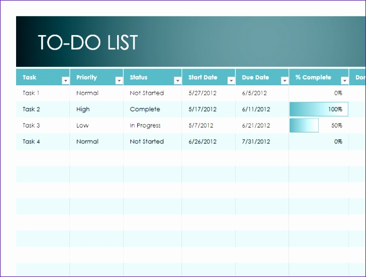 monthly to do list template excel 647