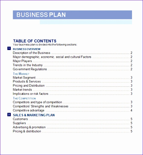 business plan template word 430 546592