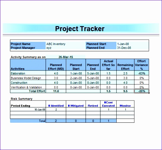 project management template 546506