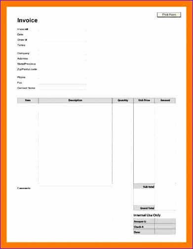 8 blank invoice template pdf 391504