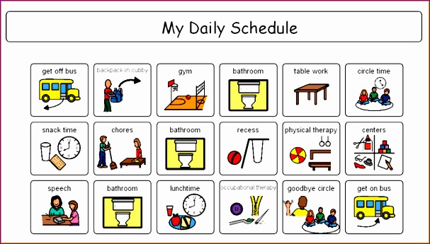 4 daily schedule maker 607345
