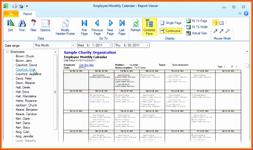 8 monthly employee schedule template 831495