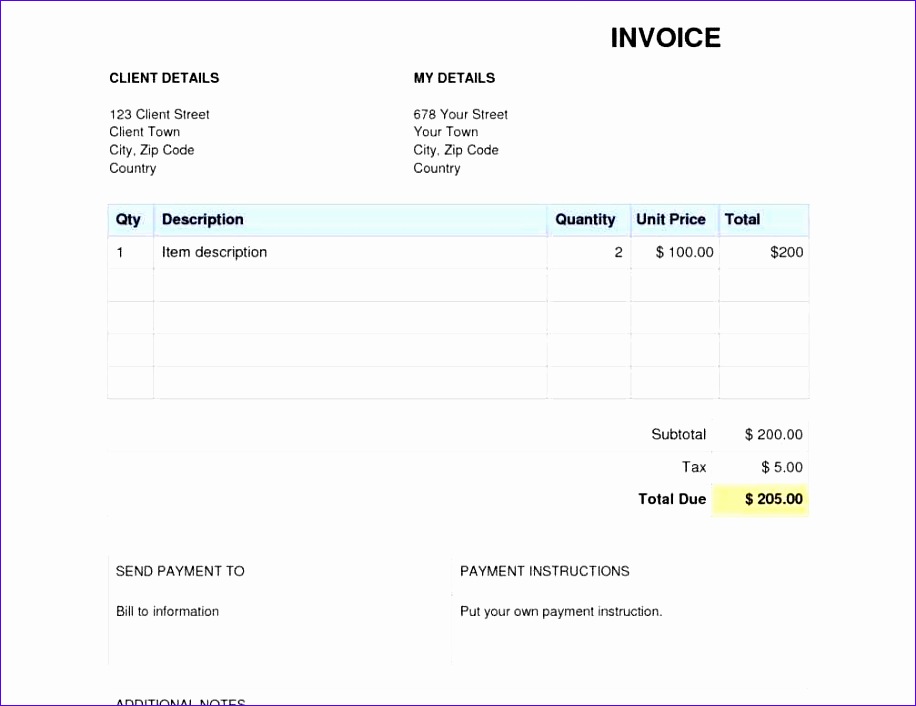 invoice due upon receipt 2045 invoice templates 916706