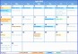 7 Excel Schedule Template Monthly