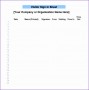 11 Excel Sign In Sheet Template