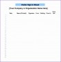 11 Excel Sign In Sheet Template