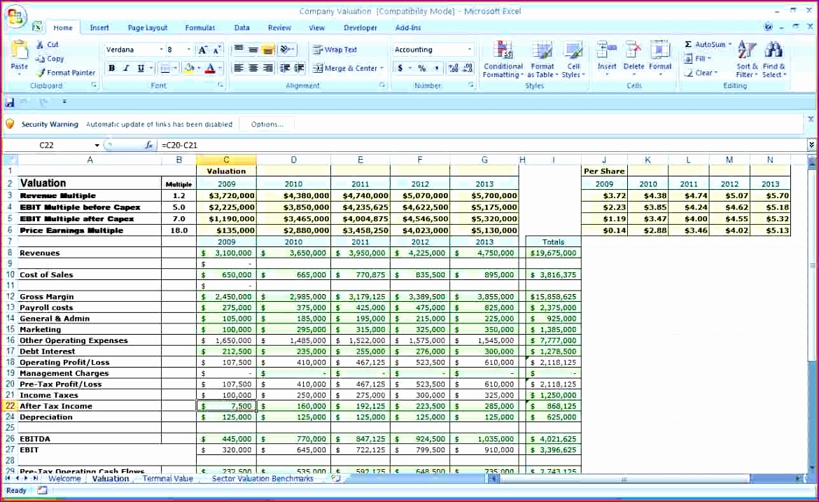 sample spreadsheet for business expenses 1170717