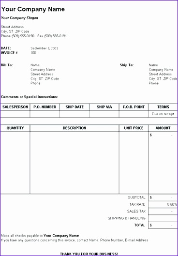 tax invoice template excel 1257 368529