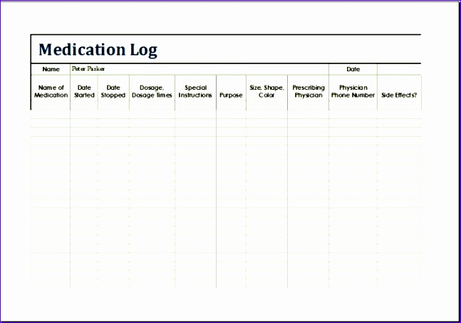 patient medication log template 647453