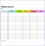8 Excel Template Employee Schedule