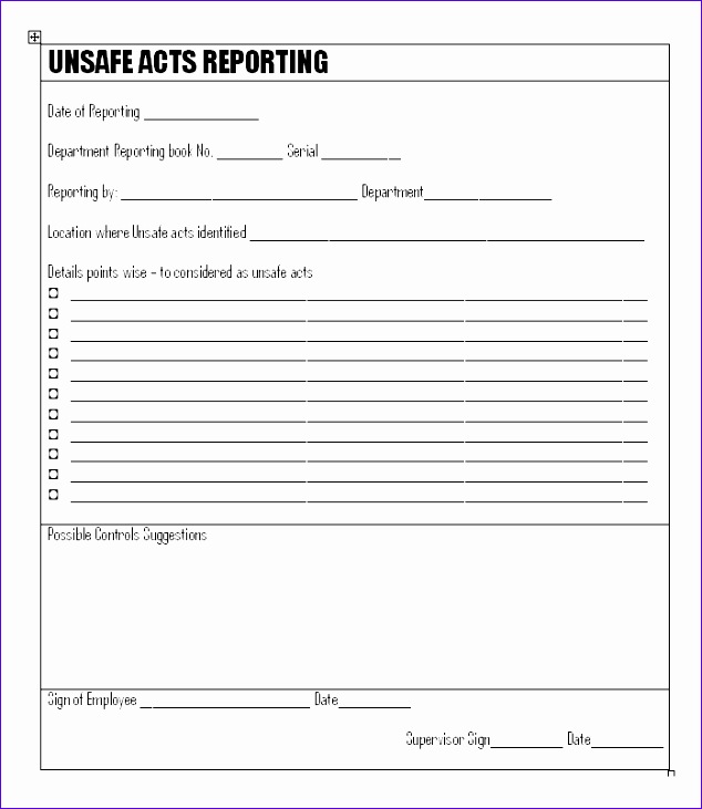 unsafeacts reporting 634731