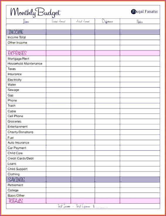 10 monthly bud planner spreadsheet 566737