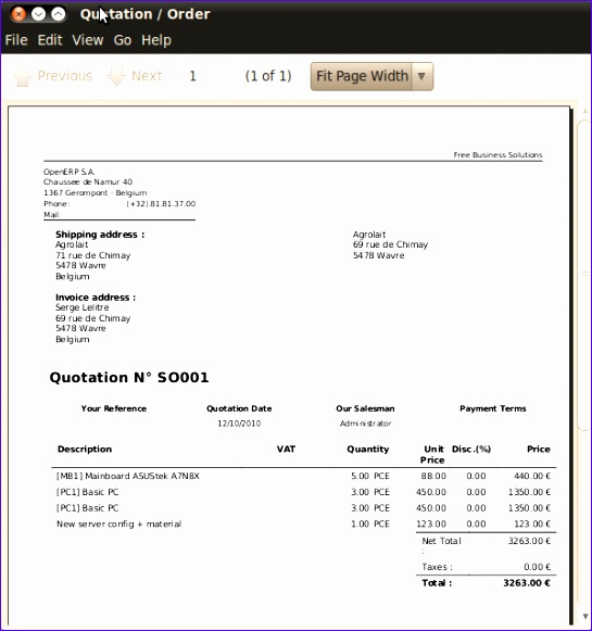 6 16 Sales quotations