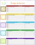 5  Excel Template to Do List
