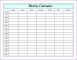 9 Excel Templates Calendar