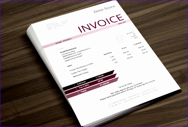 30 creative invoice templates 637429