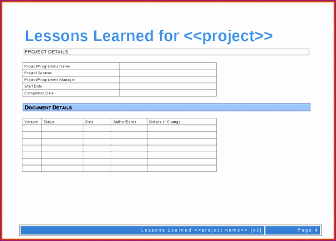lessons learned template 671482
