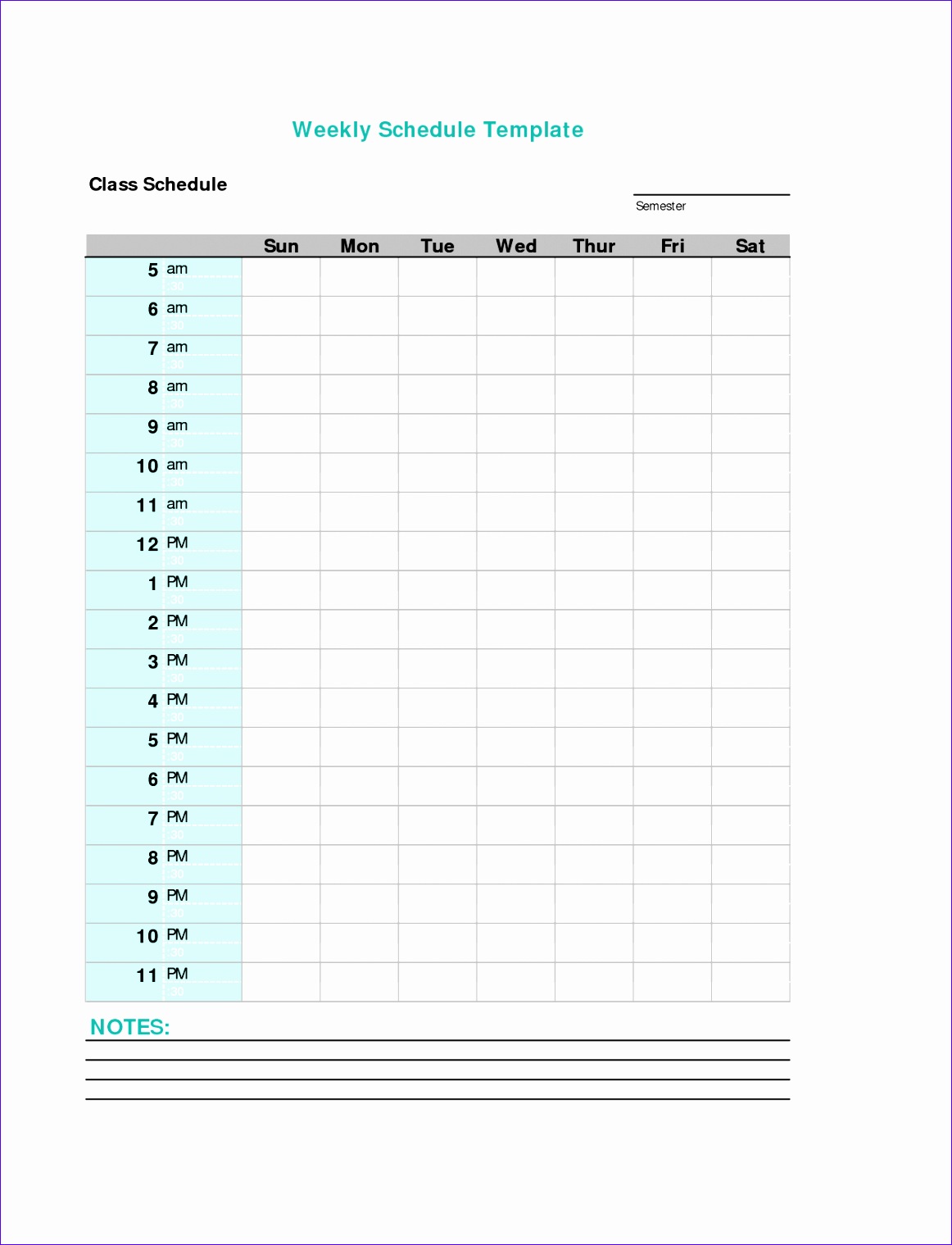 3 weekly schedule template pdf 11621519