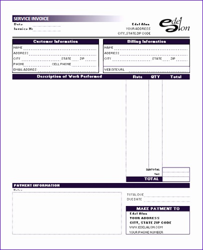invoice template excel 2010 406500
