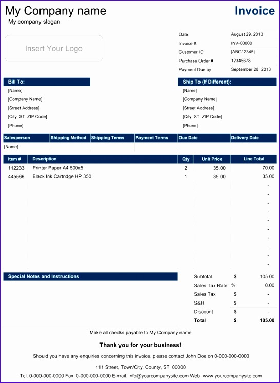 contoh invoice xls 1379 546747