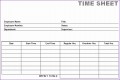11 Excel Time Card Template Free