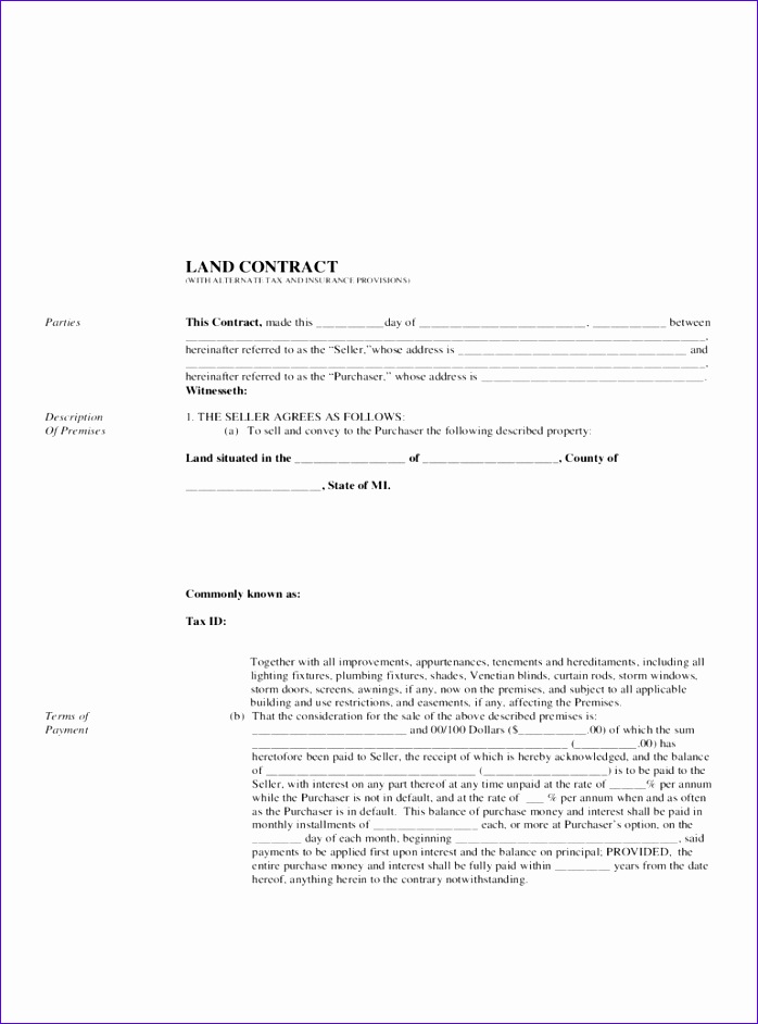 land contract form 698942