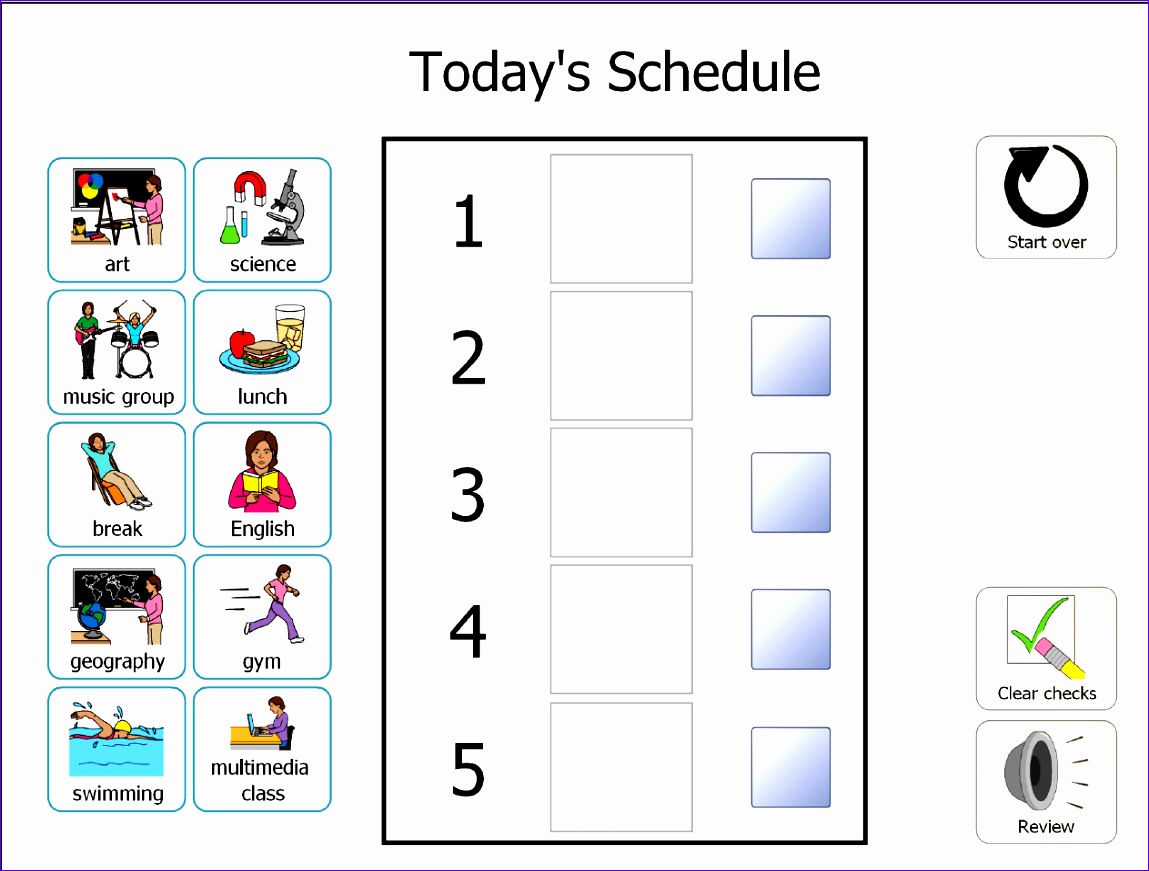 post printable daily schedule template for students 1149871