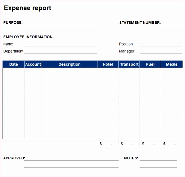 expense report template 618592